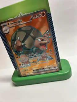 Pokemon Golem ex Full Art Holo Ultra Rare Sv: Scarlet & Violet 151 189/165 - Image 3