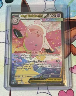 Pokemon Mega Clefable ex 119/088 Special Illustration Rare English Near Mint - Image 1
