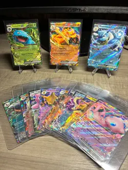 Pokemon 151 Complete Set of 12 Double Rare Ex Cards Holo NM English - Image 1