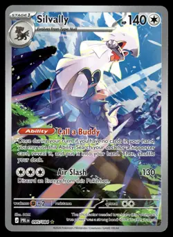 Silvally 095/084 Illustration Rare Pitch Black Pokemon Holo Near Mint - Image 1