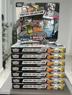 Pokemon TCG Unova Poster Collection Black Bolt White Flare- Shipped Same Day - Image 2