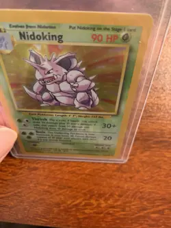 Nidoking 11/102 Holo Pokemon Holo NM Base Set Unlimited - Image 5