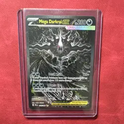 Mega Darkrai EX 116/084 Secret Rare Holo Full Art 280 HP English Pokemon TCG 10 - Image 1