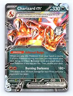 Charizard ex Holo 196 SV: Scarlet & Violet Promo Cards Promo NM - Image 1