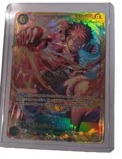 Monkey D. Luffy OP13-118 SEC Secret Rare Carrying On His Will One Piece CCG NM - Image 1
