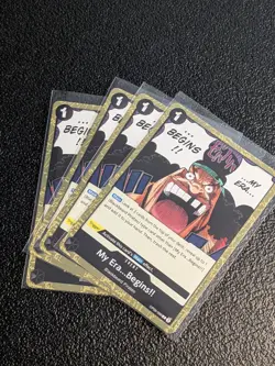 One Piece TCG Card Game - OP09-096 - My Era ... Begins!! - Playset x4 - English - Image 1