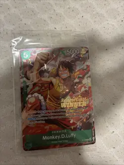 One Piece TCG | Monkey.D.Luffy | Winner Pre Release Event | P-135 - Image 1