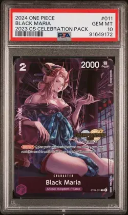 One Piece Black Maria CS Event PACK PSA 10 - Image 1
