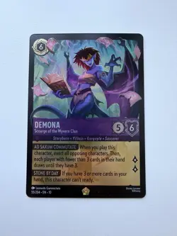 Cold Foil Demona - Scourge of Wyvern Clan 55/204 Whispers in the Well Lorcana - Image 1