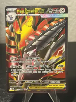 Pokemon TCG - Mega Excadrill EX 103/084 - Pitch Black - Holo Ultra Rare Card - Image 1