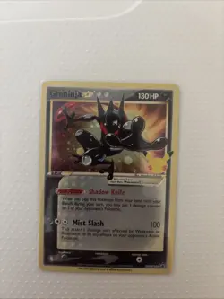 Pokemon Greninja Black Star Promo SWSH144 Celebration Gold Star Holo SEALED - Image 1