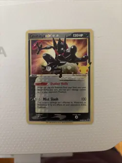 Pokemon Greninja Black Star Promo SWSH144 Celebration Gold Star Holo SEALED - Image 4