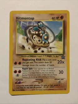 Hitmontop #37 - Black Star Promo - WoTC Pokemon Card - Near Mint (NM) - Image 1