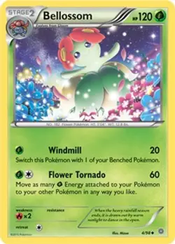 Bellossom (Cosmos Holo) 004/098 Promo Miscellaneous Cards & Products Pokemon LP - Image 2