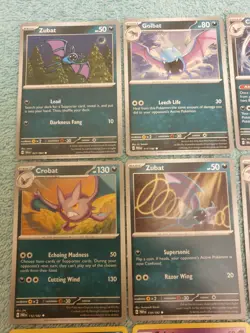 ZUBAT, GOLBAT, & CROBAT BUNDLE OF POKEMON CARDS - Image 2