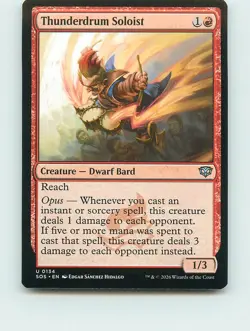 Thunderdrum Soloist - U134 - MTG - Secrets of Strixhaven - Image 1