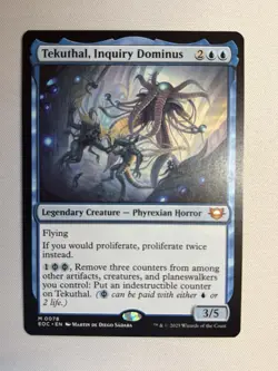 Tekuthal, Inquiry Dominus 78 Regular Commander: Edge of Eternities EOC NM - Image 2
