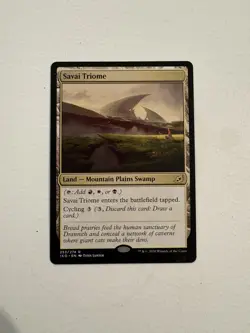 Savai Triome (Ikoria: Lair of Behemoths) - Near Mint (NM) - Magic - MTG - Image 1