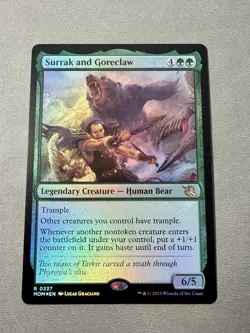 Surrak and Goreclaw - Foil Near Mint, English March of the Machine MTG - Image 1