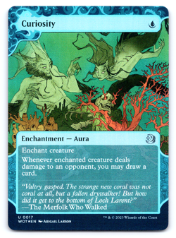 Curiosity FOIL - Wilds of Eldraine: Enchanting Tales MTG - Image 1