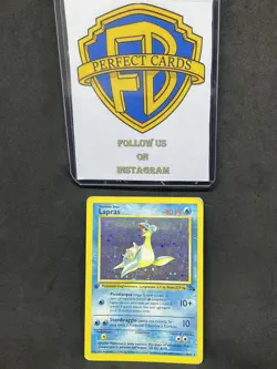 POKEMON FOSSIL 1 EDITION LAPRAS HOLO 10/62 PL ITA - Image 1