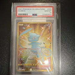 Pokemon Company PSA 10 Mew 025/025 Celebrations Secret Rare Holo English - Image 1
