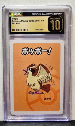 CGC Pristine 10 Pidgey Japanese 2019 Pokemon Playing Cards Old Maid #6146523274 - Image 1