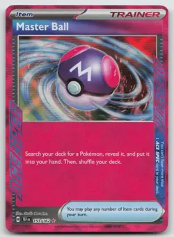 Master Ball 153/162 ACE SPEC Rare Temporal Forces Pokemon Holo NM - Image 1