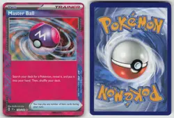 Master Ball 153/162 ACE SPEC Rare Temporal Forces Pokemon Holo NM - Image 3