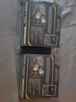 Pitch Black Pokemon Center ETBs X2 COMES WITH PROTECTORS - Image 4