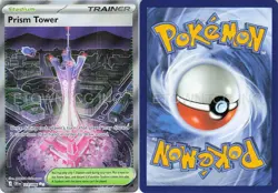 PRISM TOWER 111/086 ULTRA RARE CHAOS RISING POKEMON HOLO NEAR MINT - Image 1