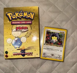1st edition Neo genesis 32 cards with Neo genesis Hotfoot theme deck Box pokemon - Image 1