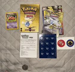 1st edition Neo genesis 32 cards with Neo genesis Hotfoot theme deck Box pokemon - Image 5