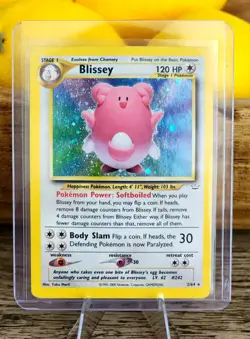 Blissey Neo Revelation Holo Rare Unlimited 2/64 HP Pokemon TCG Vintage 🥚 - Image 1