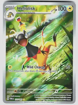 HELIOLISK 177/167 ILLUSTRATION RARE TWILIGHT MASQUERADE POKEMON HOLO NM/M - Image 1