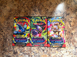 Phantasmal Flames Pokemon Booster Pack Lot of 3 Factory Sealed - Image 1
