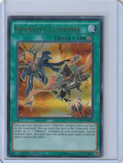 Yugioh DUSA-EN082 Infernity Launcher - Ultra Rare Ist Edition - Image 1