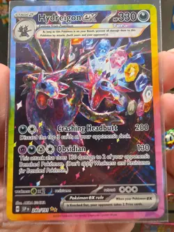 Pokemon 2024 Surging Sparks Hydreigon ex 240/191 SIR Full Art Holo - Image 1