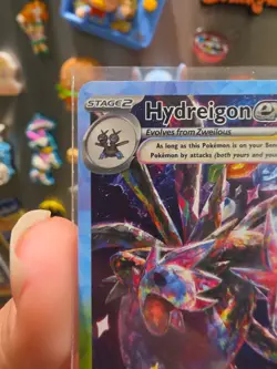 Pokemon 2024 Surging Sparks Hydreigon ex 240/191 SIR Full Art Holo - Image 2