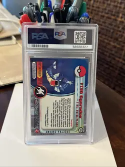 2000 Topps Chrome Pokemon TV Gyarados Spectra #130 PSA 10 RARE - Image 2