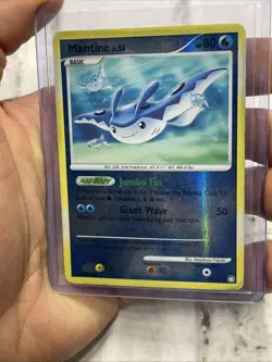 Mantine Rare Mysterious Treasures 29/123 Reverse MP Moderately Played Pokemon - Image 1