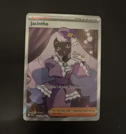 Pokemon TCG Jacinthe Trainer Supporter Full Art Holo Secret Rare 110/088 POR - Image 1
