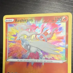Reshiram 017/072 Shining Fates Amazing Rare Holo ENG Pokemon TCG - Image 2