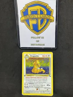POKEMON FOSSIL 1 EDIZIONE DRAGONITE HOLO 4/62 DMG ITA - Image 1