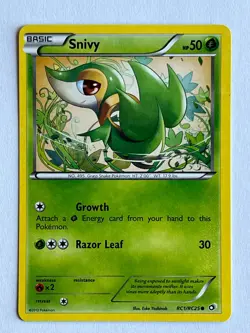 Snivy RC1/RC25 Legendary Treasures: Radiant STARFOIL Pokemon - Image 1