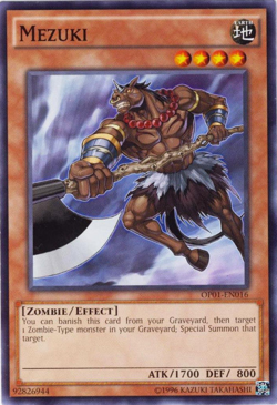 Mezuki [OP01-EN016] Common Lightly Played Unlimited - Yugioh single - Image 1