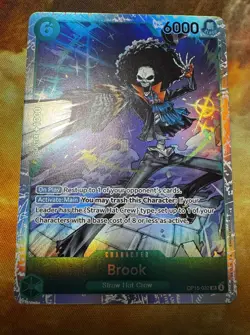 Brook OP15-032 SR ONE PIECE Tcg Card Game NM GREEN - Image 1