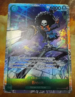 Brook OP15-032 SR ONE PIECE Tcg Card Game NM GREEN - Image 4