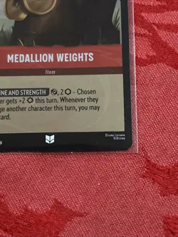 FOIL Disney Lorcana - Fabled - Medallion Weights - 134/204 FOIL - Image 5