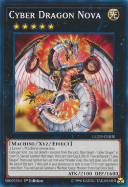 Cyber Dragon Nova [LEDD-ENB30] Common Lightly Played 1st Edition - Yugioh single - Image 1